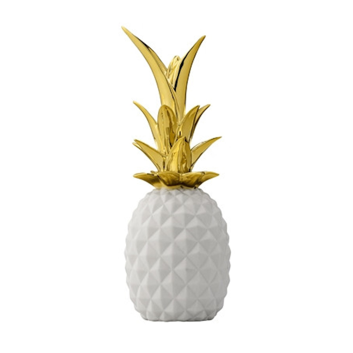 Gold and White Pineapple