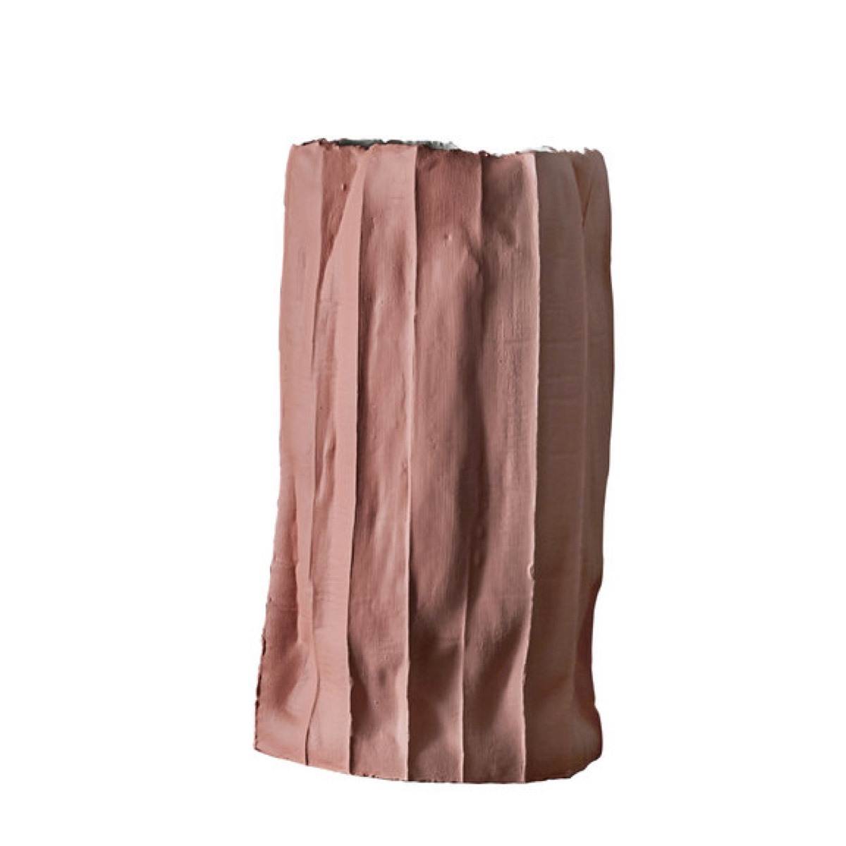 Ninfea Corteccia Tall Pink Vase
