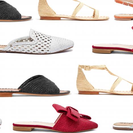 Woven Slides and Sandals