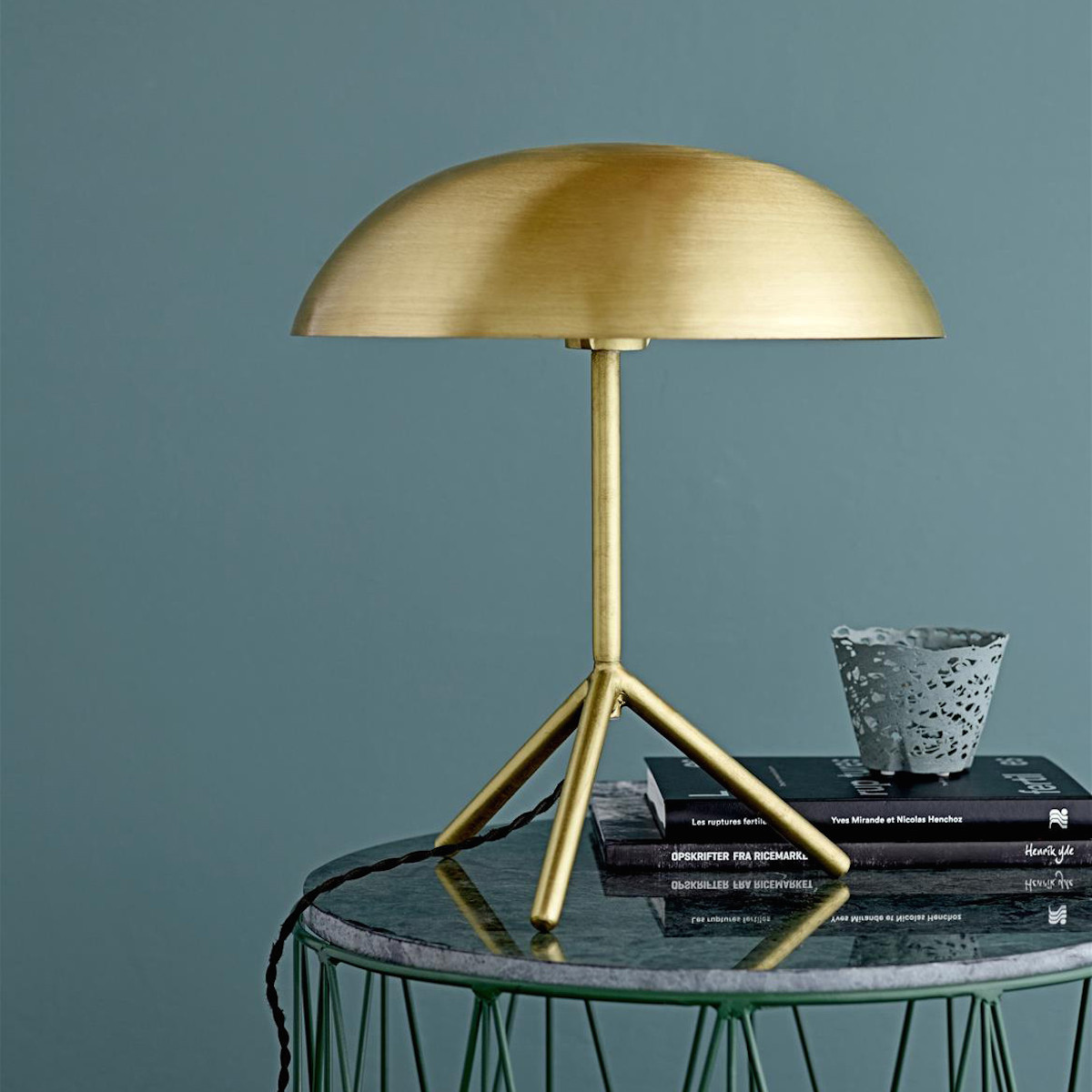 Gold Tripod Table Lamp